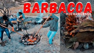 ELABORANDO BARBACOA DE BORREGO HIDALGUENSE EN HORNOS  DOCUMENTAL [upl. by Reeves309]