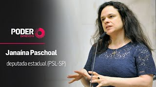 Poder Entrevista Janaina Paschoal PSLSP deputada estadual [upl. by Pachton]