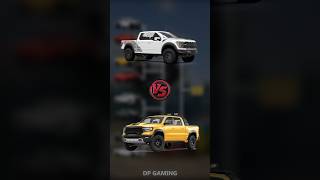 Ford F150 Raptor vs RAM 1500 TRX battle Which car will win 😎 [upl. by Grishilda77]