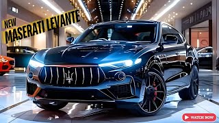 Luxury SUV Maserati Levante NEW 2025 is Here  Exclusive First Look [upl. by Adirahs911]