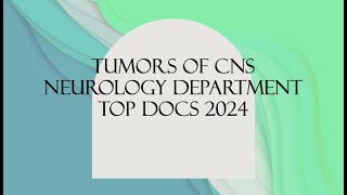 Tumors of CNSpathology Neurology Module لطلبة طب اكتوبر الفرقة الرابعة [upl. by Ardnovahs]