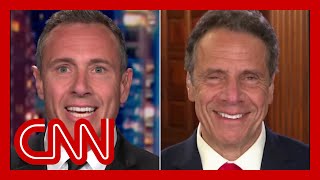 Chris Cuomo jokes with his governor brother Youre single and ready to mingle [upl. by Annil]