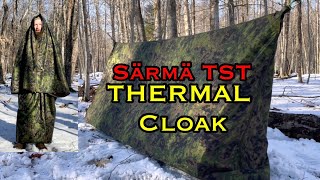 Särmä TST THERMAL CLOAK Varusteleka Modern Finnish Military Shelter Half Poncho Tent [upl. by Clarke]