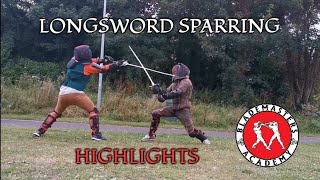 Short Longsword Sparring Compilation Historical Fencing [upl. by Wildee]