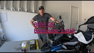 Most Important ADV Modification Barkbusters BMW GS How to Install [upl. by Yffat]