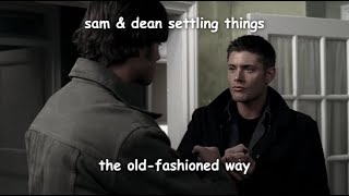 Sam and Dean settling it the quotoldfashioned wayquot [upl. by Euqirat592]