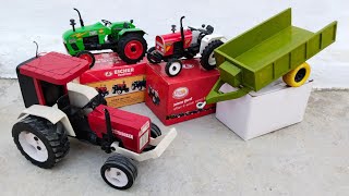 Rc new Tractor model Trolley Eicher 5660241 Diecast Asmr satisfying with Unboxing  Tractor loading [upl. by Brezin790]