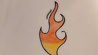 How to draw fire ll fire Drawing for easy step by step ll bon fire Drawing ll [upl. by Leal720]