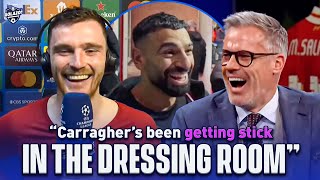 Andy Robertson reveals what Liverpool really think of Carraghers Salah comments 👀  UCL Today [upl. by Nicolais]