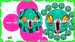 Agario ArcadeGo Vs Wun Wun Agario Best Moments [upl. by Bourque]