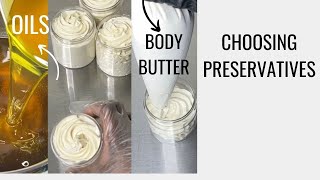 How To Choose amp Calculate Preservatives For Oil Based CosmeticsBody ButtersScrubs [upl. by Yelha]