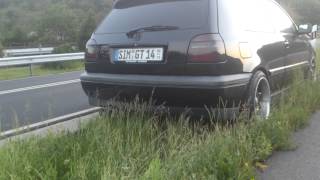 Golf 3 16 101PS MSD attrappe Remus ESD [upl. by Papst]