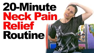 20Minute Neck Pain Relief Routine with RealTime Stretches amp Exercises [upl. by Alyam]