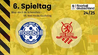 BlauWeiß 96 Schenefeld vs VfL Red Hocks Kaufering  6 Spieltag  1 FloorballBL Herren 2425 [upl. by Utter522]