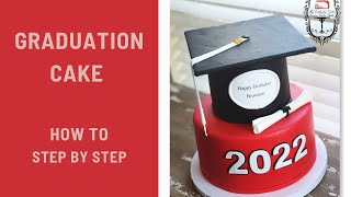 How to make a Graduation Cakestep by step [upl. by Simmonds]