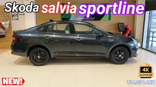 skoda slavia 🔥 sportline variant 😍 2024 newly launched ₹1405 LAKH [upl. by Three]