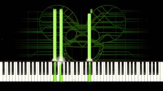 deadmau5  Faxing Berlin Piano Tutorial [upl. by Adigirb]