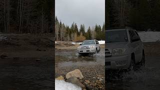 BOWMAN LAKE creek crossing [upl. by Norvan]