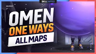 Omen OneWays Guide for ALL MAPS  Valorant Tips Tricks and Guides [upl. by Latihs]