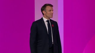 Le discours dEmmanuel Macron sur lintelligence artificielle au salon VivaTech [upl. by Lipman886]