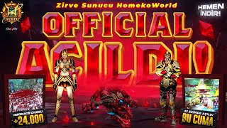 HomekoWorld Büyük Açılış Gerçekleşti 83 Lvl  Full Skill Başlangıç Hemen İndir knightonline Hom [upl. by Alebasi]