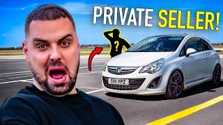 BUYING A SALVAGE VAUXHALL CORSA FROM A PRIVATE SELLER Ft Jesse Collingham [upl. by Adda939]