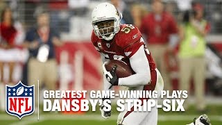 Dansbys OT StripSix of Aaron Rodgers  Packers vs Cardinals  2010 NFC Wild Card Highlights [upl. by Yaras825]