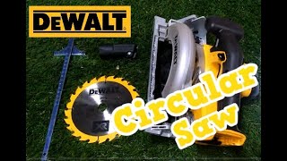 DEWALT DCS391 XR Brushed Cordless Circular Saw Review amp Test [upl. by Ginni]