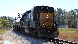 Waycross Yard Local Y190 Crawls Down the Pearson Branch in Waycross GA  372024 [upl. by Nnel732]