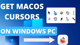 How to get Macos Cursors for Windows 11  install macos cursor for windows pc [upl. by Castra]