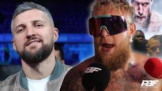 JAKE PAUL REACTS TO CARL FROCH CRITICISM SLAMS KSI TALKS MIKE PERRY FIGHT [upl. by Reeve]