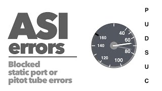 AIRSPEED INDICATOR ASI errors [upl. by Zenger]