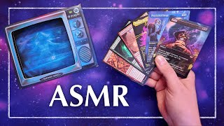 ASMR  Unboxing the Duskmourn Nightmare Bundle  Soft spoken tapping card reading [upl. by Gus]