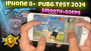 iPhone 8 Plus PUBG test 2024  Smooth Graphics FPS Smoothness amp sound test 2023 [upl. by Three]