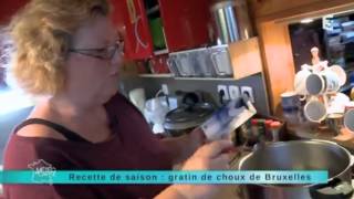 Recette de saison  Gratin de choux de Bruxelles à la normande [upl. by Ruthann]