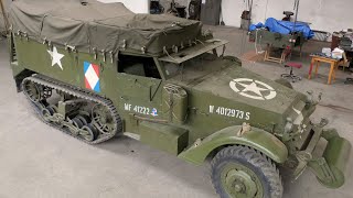 1943 White M2A1 HalfTrack  WWII Icon Restored for OffRoad Adventures [upl. by Piotr345]