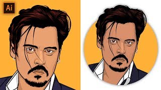 Vector Art  How to make Vector Portrait in Adobe Illustrator  Illustrator Tutorial [upl. by Ebneter]