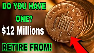 Top 10 UK One New Penny Most Valuable UK one penny coins worth big moneyCoins Worth money [upl. by Nibbs]