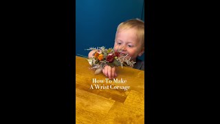 How to make a DIY wrist corsage [upl. by Oigroeg307]