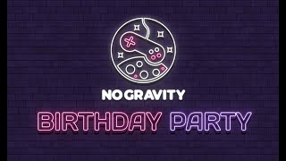 NO GRAVITY GAMES BIRTHDAY PARTY CELEBRATION [upl. by Bradleigh]