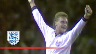 Paul Gascoignes first England goal  From The Archive [upl. by Enitsirhc]