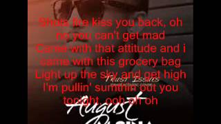 August Alsina Throwback with lyrics [upl. by Nolrak363]