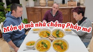 233 Cà ri chay thế nào mà nhà chồng Pháp ăn sạch tôở Pháp cũng vứt bỏ chó mèo như thườngthôn quê [upl. by Asoj]