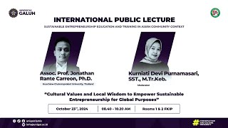 5 INTERNATIONAL PUBLIC LECTURE  Assoc Prof Jonathan Rante Carreon PhD [upl. by Yarahs]