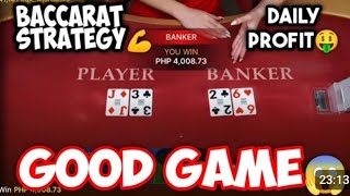 BACCARAT STRATEGY  I USED MY NEWEST STRATEGY Php200 GCASH GIVE AWAYS💸💵🤑 [upl. by Ikeda]