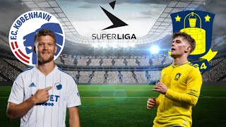 COPENHAGUE x BRONDBY  SUPERLIGA DINAMARCA 2425 [upl. by Pacificas]