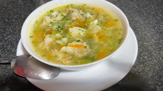 Pocas personas conocen esta receta para la cena  sopa de verduras y pescado riquísima y rápida 😋 [upl. by Roper]