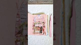 ASMR journal asmr minijournal vintage aesthetic creative journaling art craft scrapbooking [upl. by Andrew964]