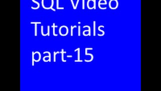 Truncating tables in SQL tutorial part15 [upl. by Mallen]