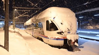 Zugverkehr in Berchtesgaden eingestellt Schnee hat Bayern im Griff  DER SPIEGEL [upl. by Callida]